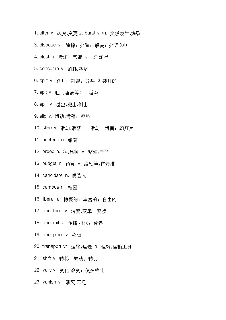 690个高考英语阅读理解高频词01