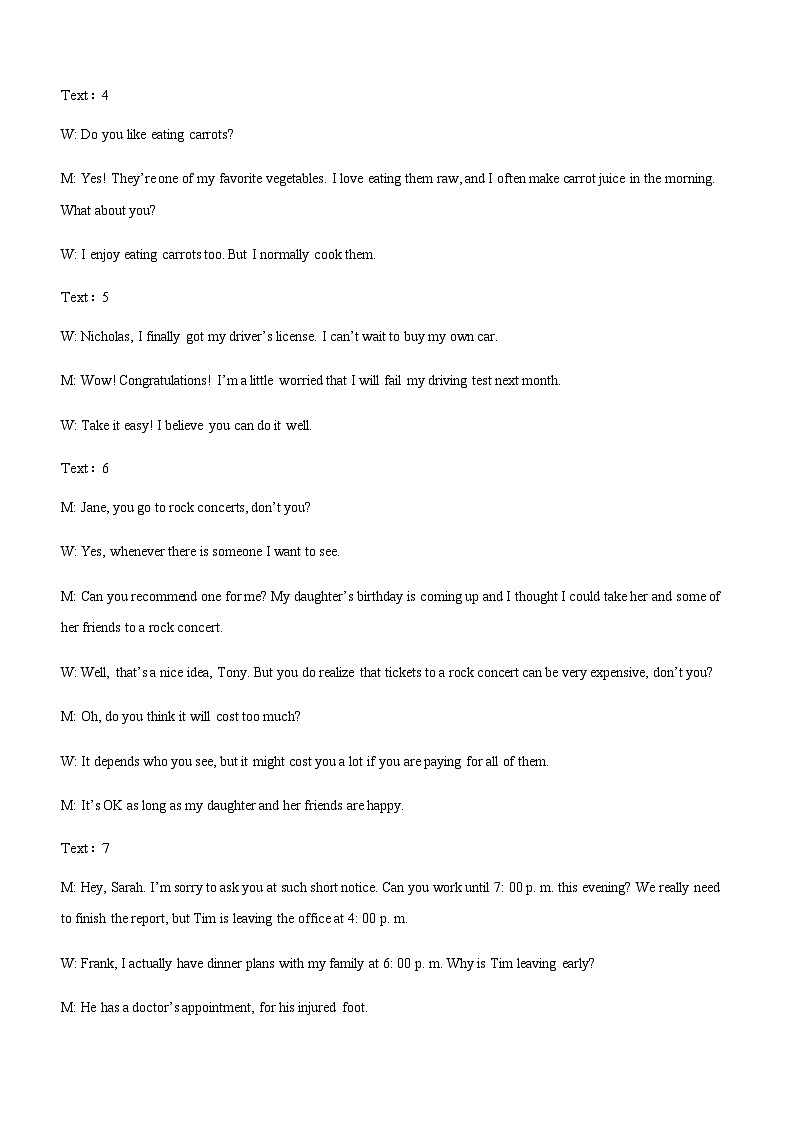 2022-2023学年四川省宜宾市翠屏区高二下学期5月期中考试英语试题含答案03