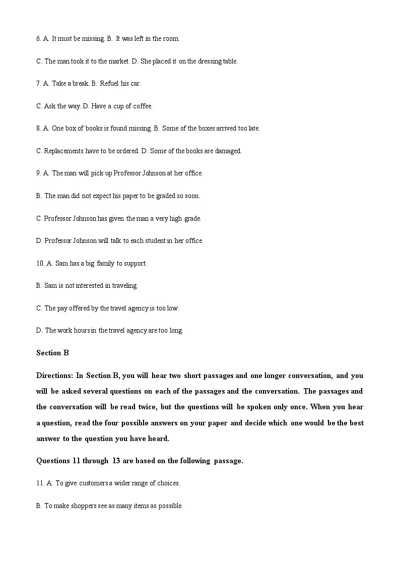 2022-2023学年上海市复兴高级中学高一下学期期中英语试卷含解析02