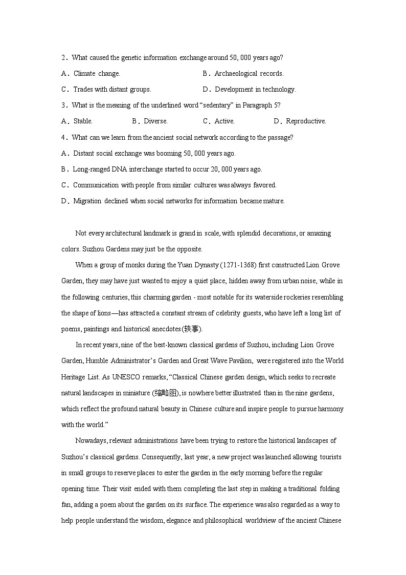 广东高考英语阅读理解专项训练02