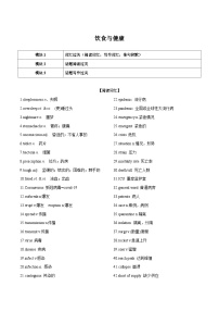 专题15.话题通关二（健康生活）（词汇  阅读  写作）  ——2023年高中英语学业水平考试专项精讲+测试（通用版）