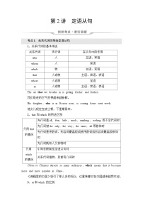 高考英语总复习语法专题4第2讲定语从句学案