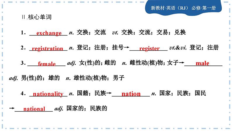人教版英语必修一 welcome unit (第1课时)课件PPT+练习课件PPT06