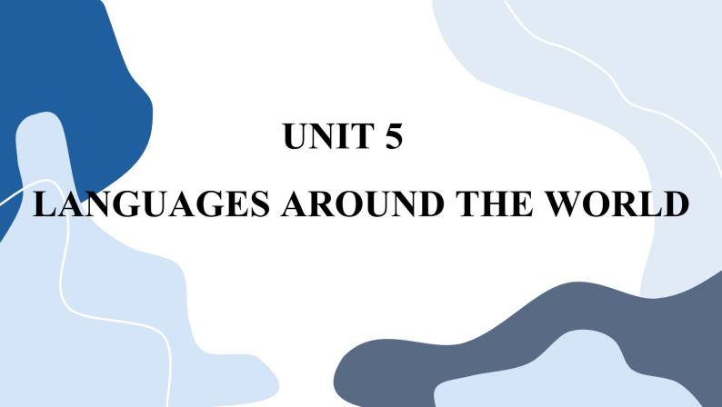 人教版英语必修一U5 Languages around the world(第1课时)课件PPT+练习课件PPT01
