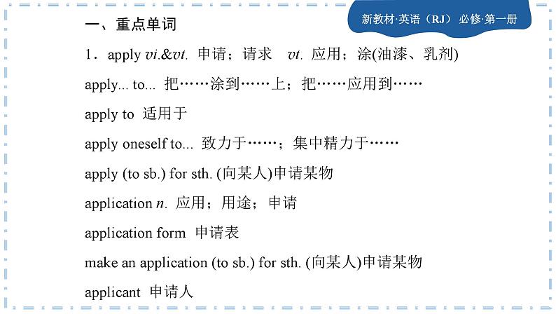 人教版英语必修一U2 Traveling around 单元重点知识归纳课件PPT第3页