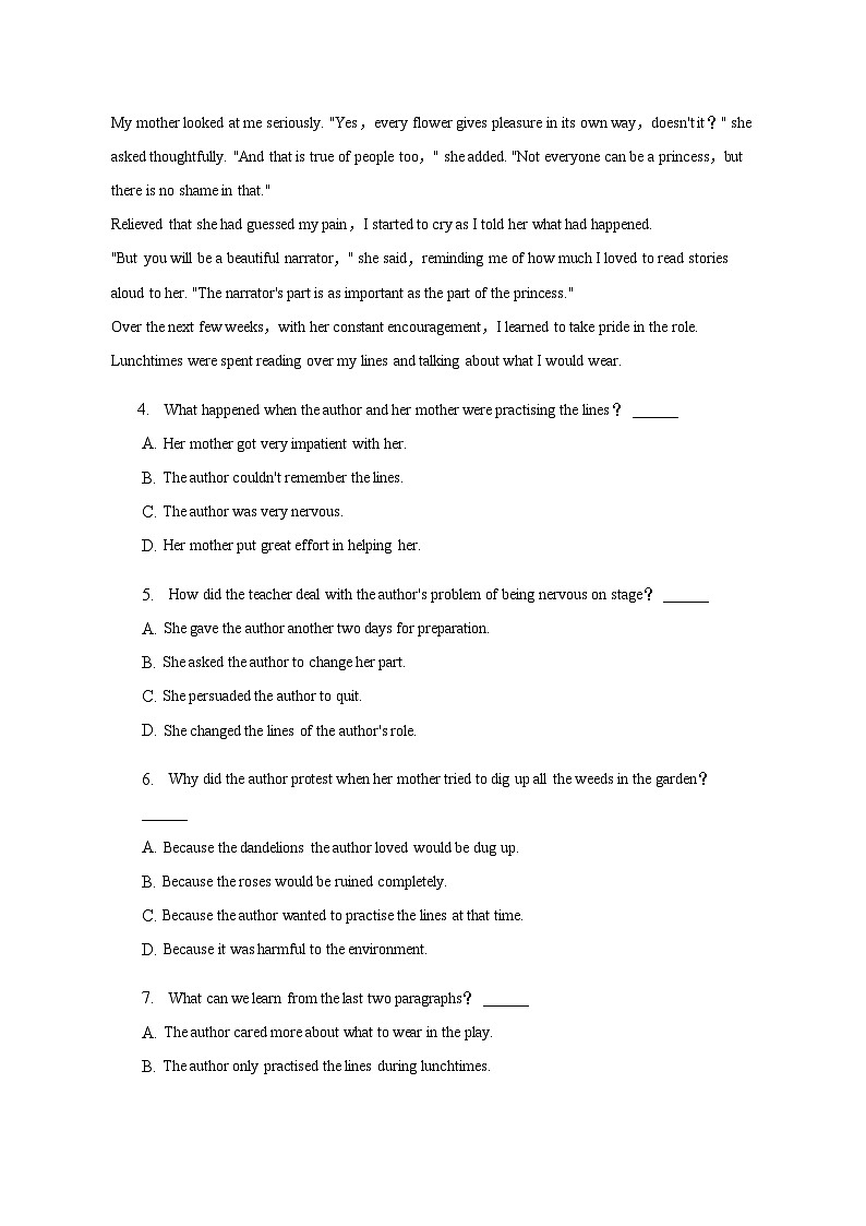 2022-2023学年四川省凉山彝族自治州高一（上）期末英语试卷含解析第3页