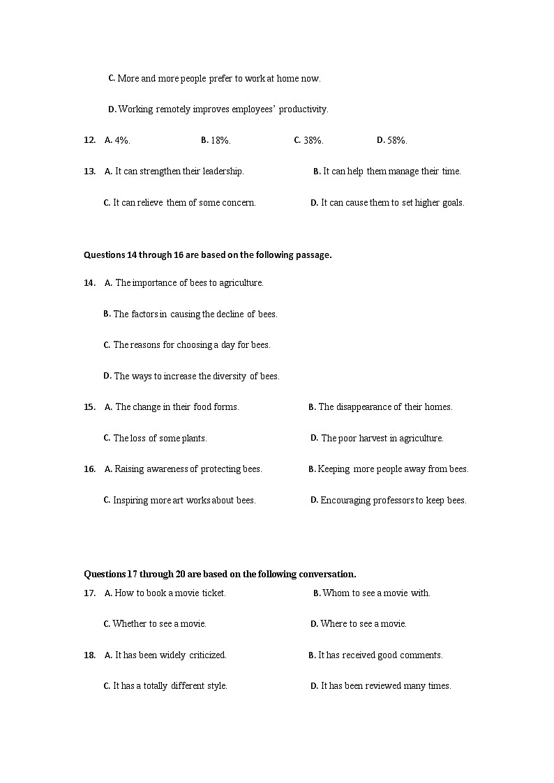 2022-2023学年上海市奉贤区致远高级中学高二下学期期中教学评估英语试题含答案03