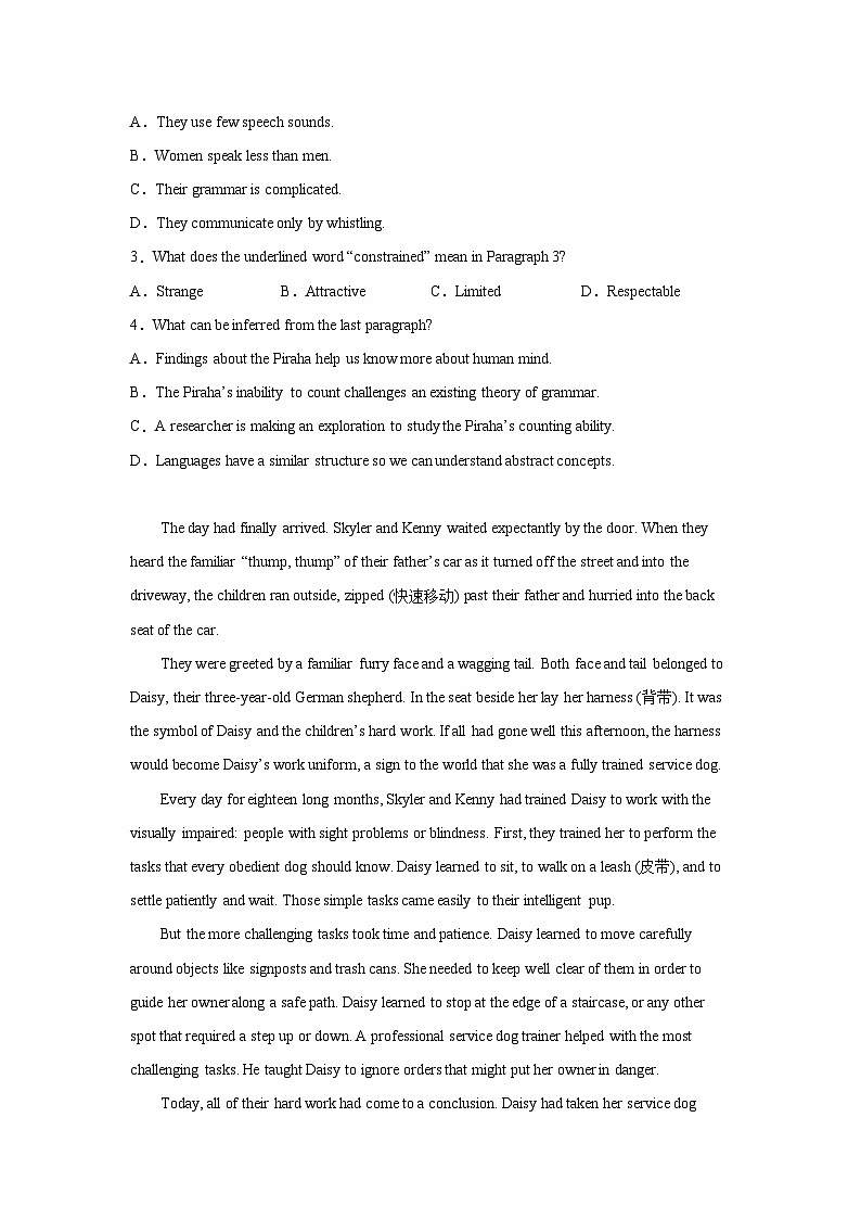 广东高考英语阅读理解专项训练02