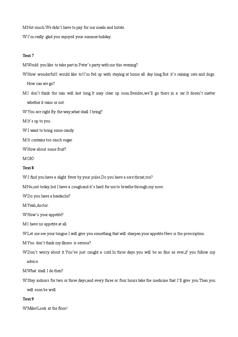 备考新高考英语听力 02(答案+听力原文)第2页