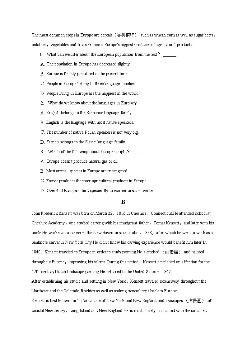 2022-2023学年浙江省台州山海协作体高二（下）期中英语试卷（含解析）02