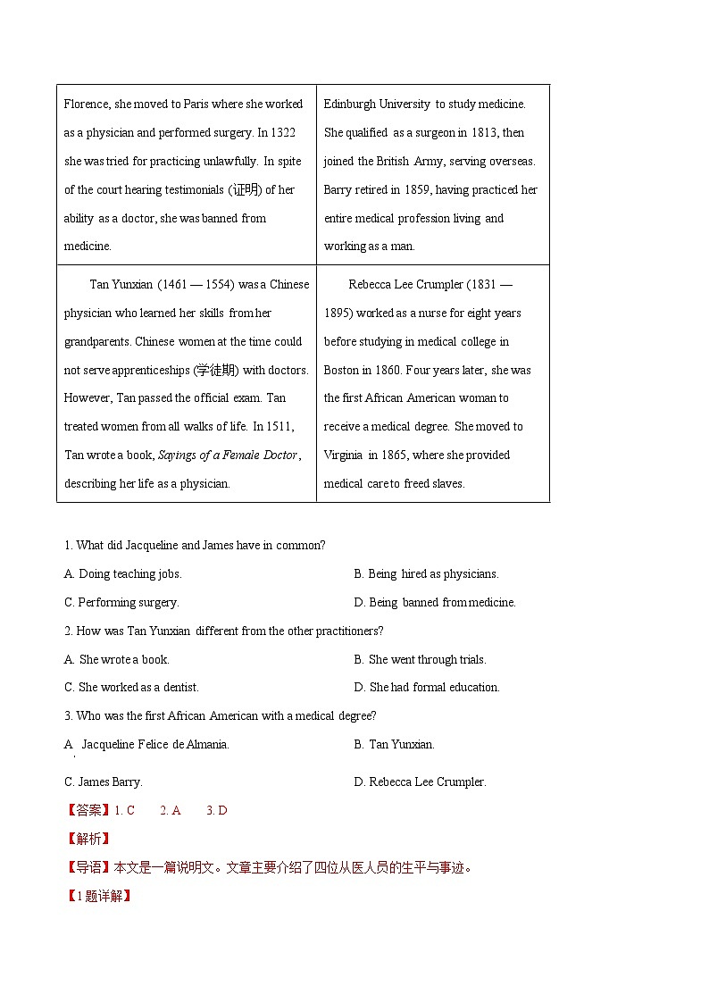 专题09 阅读理解应用文（解析版）-2023年高考英语真题及模拟题英语分项汇编（全国通用）03