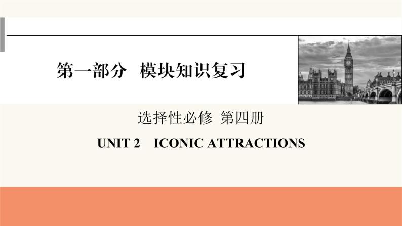 2024届高考英语一轮复习选择性必修第四册UNIT2ICONIC ATTRACTIONS课件01