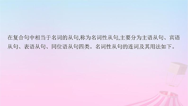 适用于新教材2024版高考英语一轮总复习语法专题突破专题3第4讲名词性从句课件第6页