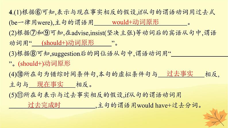 适用于新教材2024版高考英语一轮总复习语法专题突破专题1第3讲情态动词和虚拟语气课件牛津译林版第6页