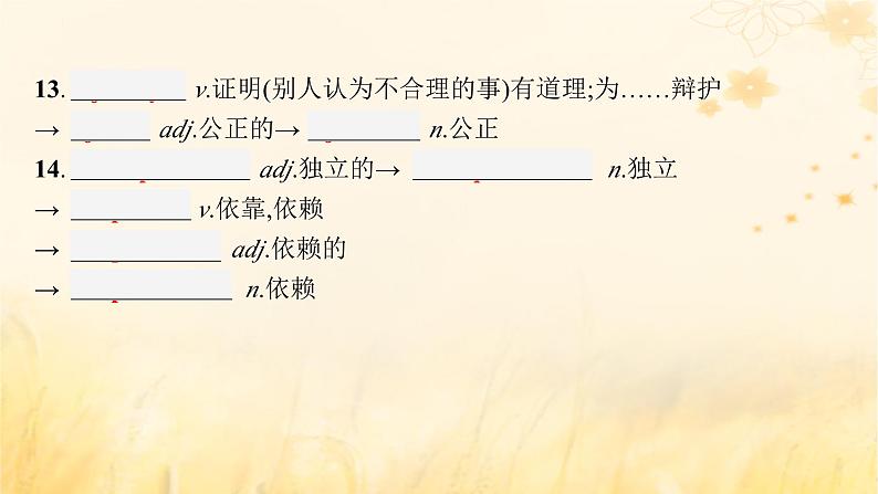 适用于新教材2024版高考英语一轮总复习背诵默写本Unit1Knowingmeknowingyou课件外研版必修第三册第6页