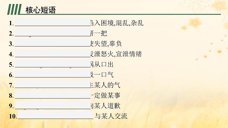 适用于新教材2024版高考英语一轮总复习背诵默写本Unit1Knowingmeknowingyou课件外研版必修第三册第7页