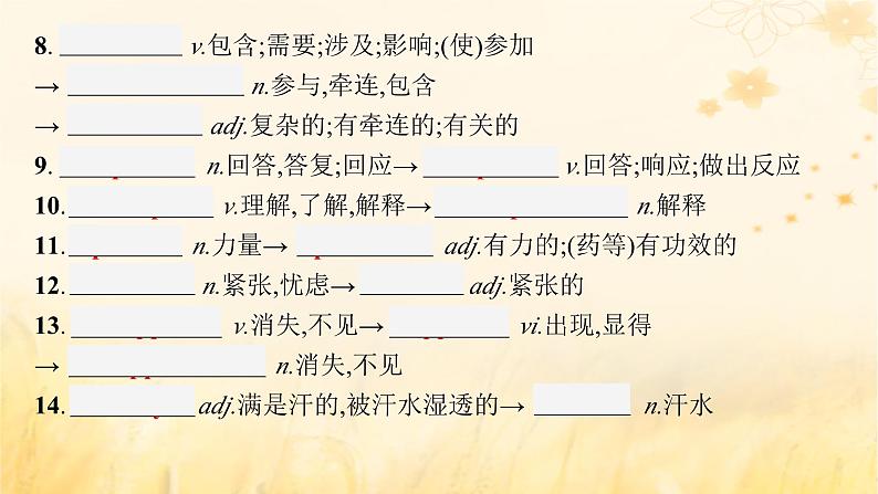 适用于新教材2024版高考英语一轮总复习背诵默写本Unit3Onthemove课件外研版必修第二册第7页