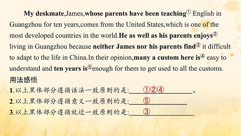 适用于新教材2024版高考英语一轮总复习语法专题突破专题1第2讲主谓一致课件外研版04