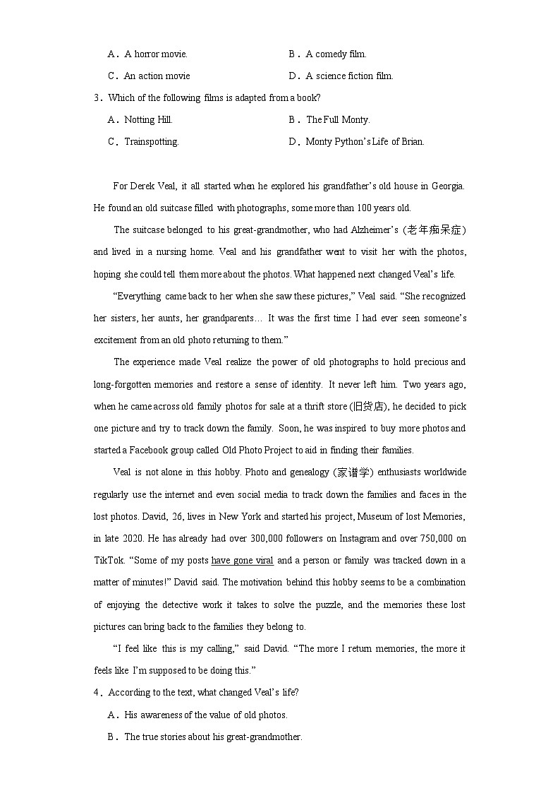 广东省广州市番禺区2022-2023学年高一下学期期末考试英语试题02