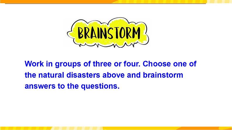 高中英语人教版(2019)必修一大单元Unit 4 Natural Disasters Project课件06