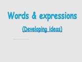 必修一 Unit 1 -单词教学 (4)-Developing ideas课件PPT