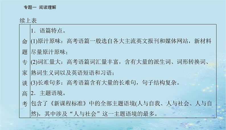 2023高考英语二轮专题复习与测试专题一第一讲细节理解题__定位信息找答案课件04