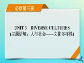 新教材适用2024版高考英语一轮总复习必修第三册Unit3DiverseCultures课件