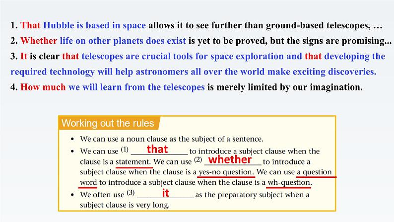 新牛津译林版高中英语选择性必修三Unit2Out of this world-Grammar and Usage课件06