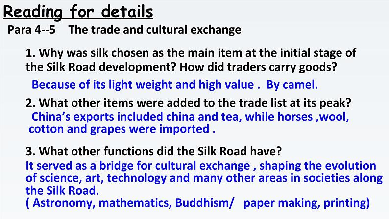 新牛津译林版高中英语选择性必修三Unit4Extended Reading-Following the Silk Road课件06