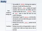 新牛津譯林版高中英語(yǔ)選擇性必修三Unit4Protecting our heritage-Integrated Skills課件