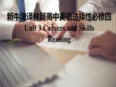 新牛津译林版高中英语选择性必修四Unit3Careers and skills-Reading 课件