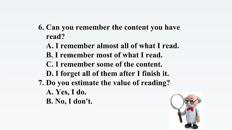 新牛津译林版高中英语选择性必修四Unit4Never too old to learn-Integrated Skills课件05