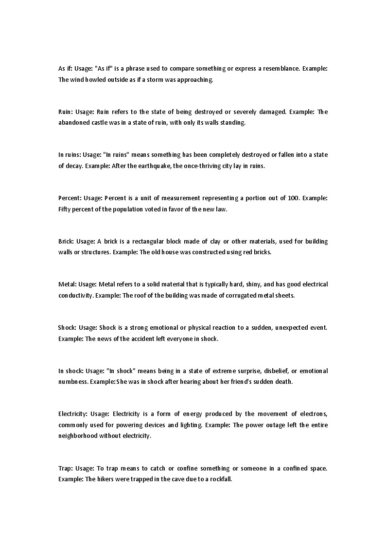 Unit4 Natural Disasters 单词全英解析讲义-2023-2024学年高中英语人教版（2019）必修第一册第3页