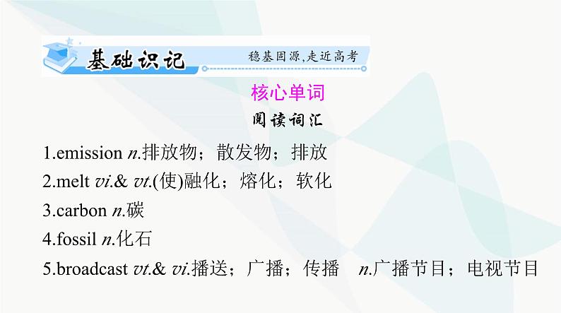 2024年高考英语一轮复习选择性必修第三册UNIT3 ENVIRONMENTAL PROTECTION课件第2页