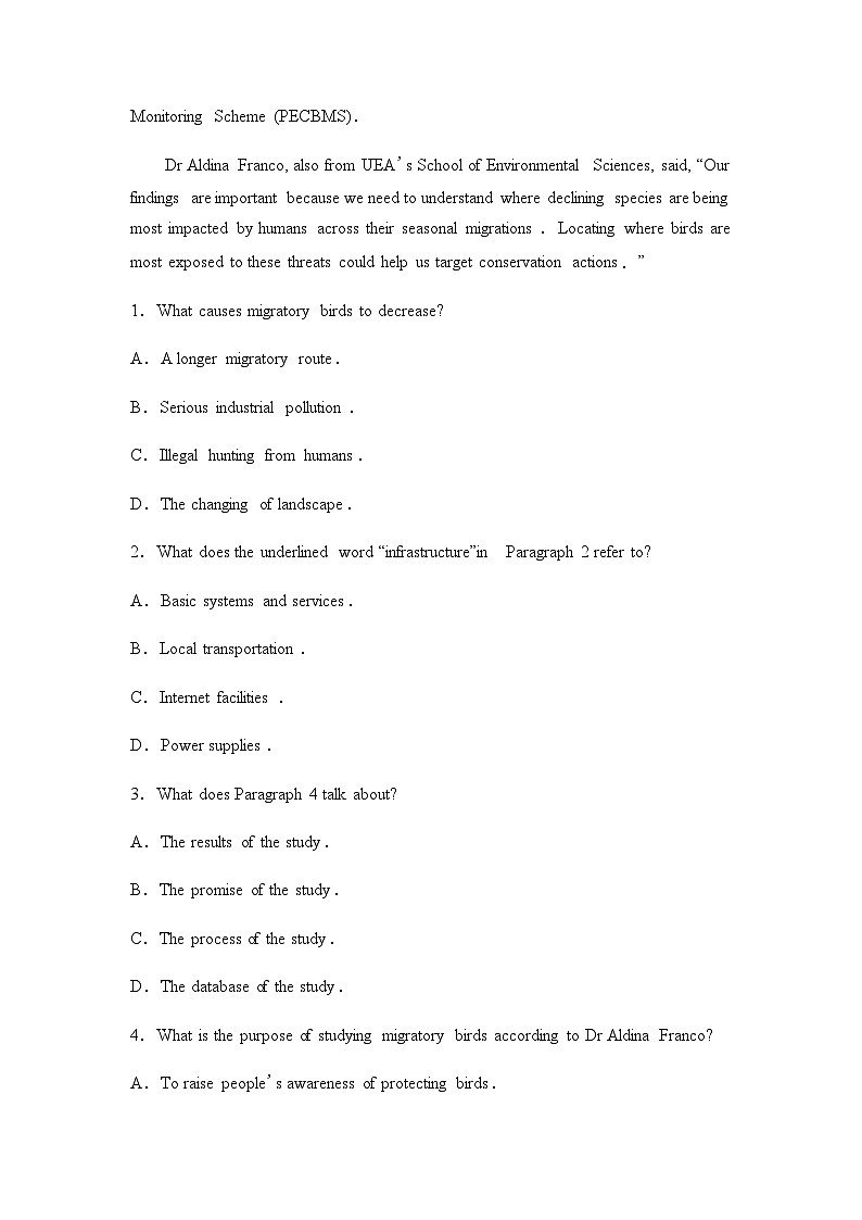 2024届高考英语复习课时质量评价8UNIT2第2页