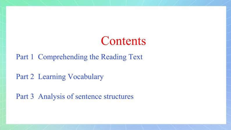 专题5.1 Unit 5 Starting out & Understanding ideas 课件+作业 高一英语外研版(2019)选择性必修二02