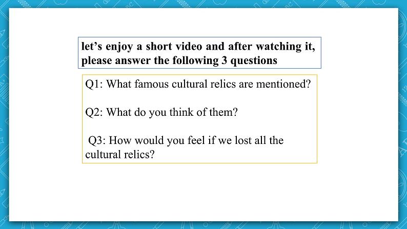 【大单元】Unit 1 Culture Heritage Period 3 Reading and Thinking 课件+教案05