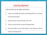 【大单元】Unit 1 Culture Heritage Period 5 Listening and Speaking 课件+教案