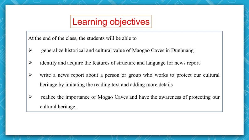 【大单元】Unit 1 Culture Heritage Period 7 Reading for Writing 课件+教案02