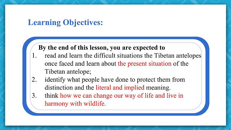 【大单元】2.2 Unit 2 Wildlife Protection Readingand thinking 课件02