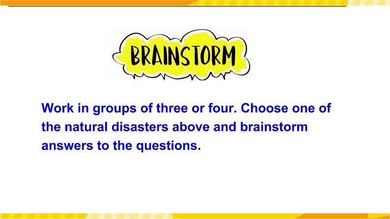 高中英语人教版(2019)必修一大单元Unit 4 Natural Disasters Project课件06