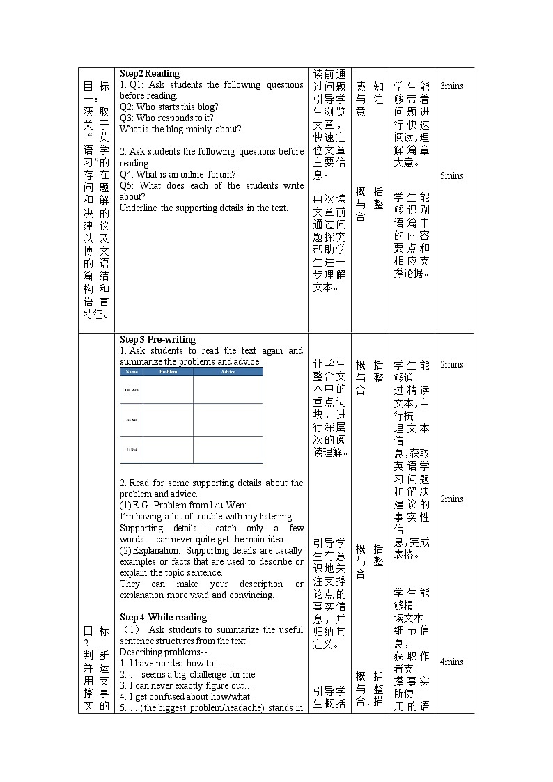 高中英语人教版(2019)必修一大单元Unit 5 Reading for Writing课件+教案03