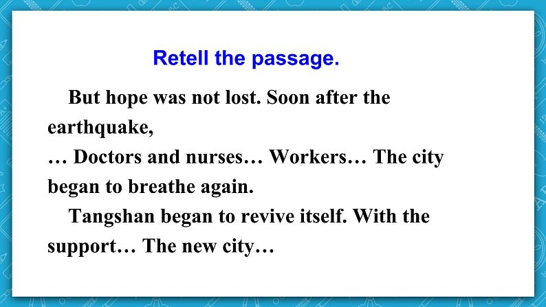 【大单元】Unit 4 Natural Disasters Discovering Useful Structures 课件04