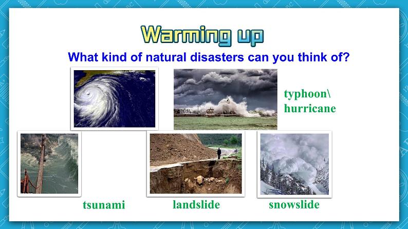 【大单元】Unit 4 Natural Disasters Project 课件03