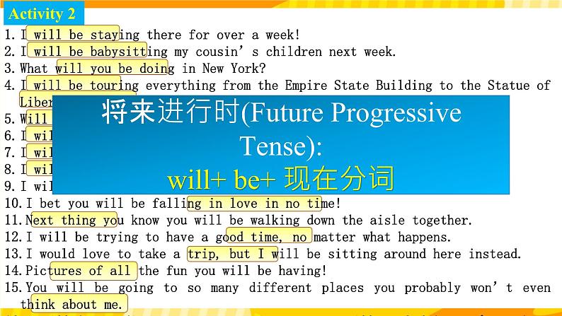 高中英语人教版(2019)选择性必修一大单元Unit 2 Looking into the future Disdover Useful Structures 课件+教案05