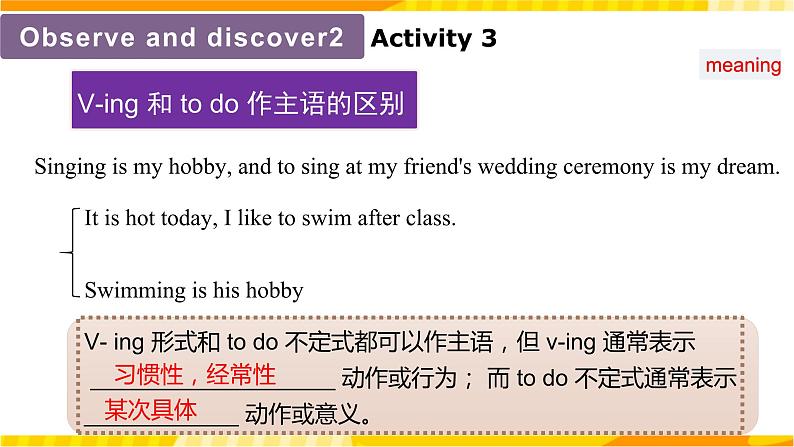 高中英语人教版(2019)选择性必修一大单元Unit 3 Fascinating Parks  Period 4  Learning about language 课件+教案08