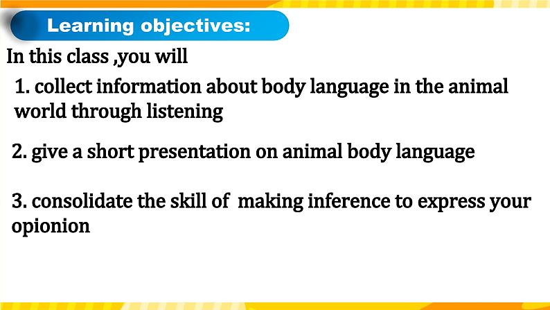 高中英语人教版(2019)选择性必修第一册Unit4 Body Language课时5 Listening and Speaking 课件第2页