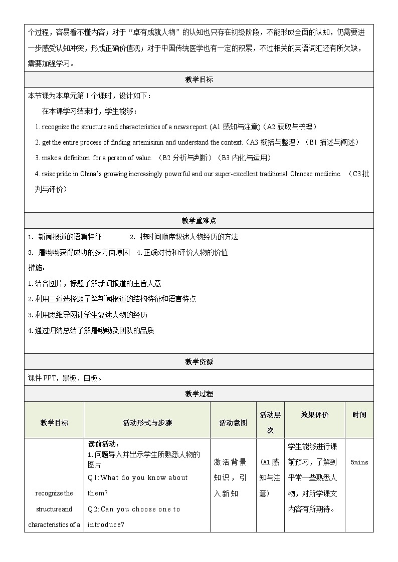 【大单元】1.1-1.2 Unit1 Reading and Thinking 课件+教案02