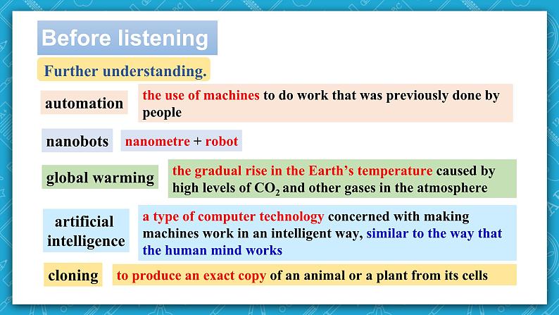 【大单元】Unit 2 Looking into the future Using Language1 听说课  课件第7页