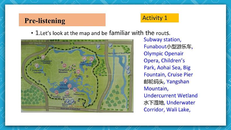 【大单元】Unit 3 Fascinating Parks  Period 5  Using language 1 Listening and Speaking 课件+教案05